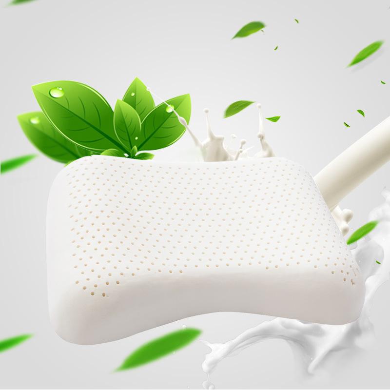 Latex Pillow Neck Pillow Pillow Core Natural Rubber Pillow Cervical Vertebra Pillow Summer Children