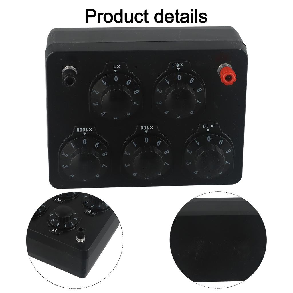 Resistor Resistance Precision Variable Decade Resistor Resistance Box 9999.9