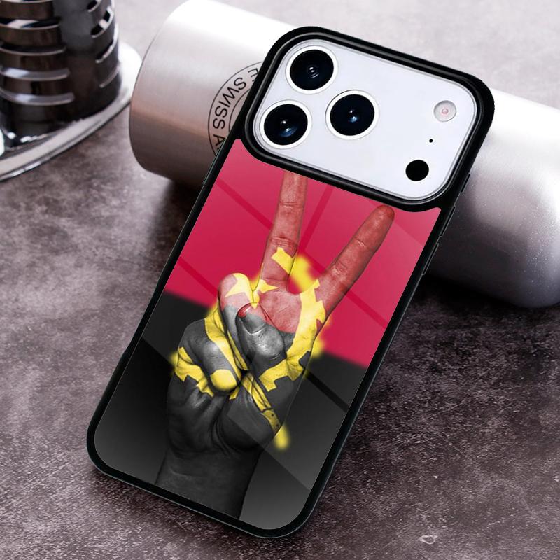Angola flag Phone Case For iPhone 17 16 15 14 13 12 11 Pro Max Plus 17Air Soft Silicone Cover