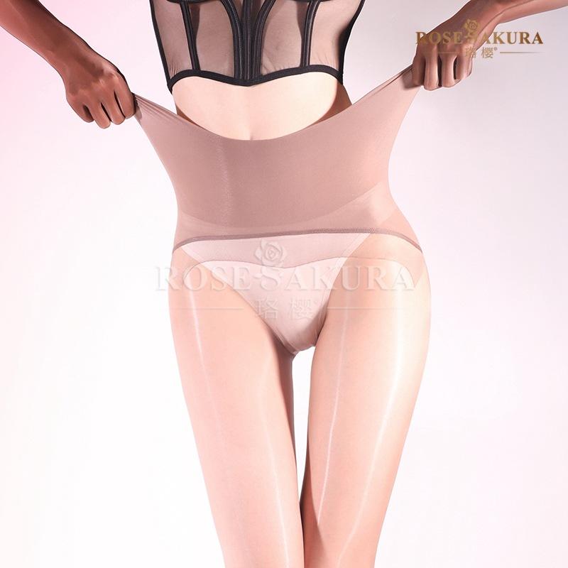 Sexy Aurora Seamless Ultra-Thin Stockings Oil Bright Silky Smooth Pantyhose Toes Transparent Ol Party Dance Ootd Fashion Tights