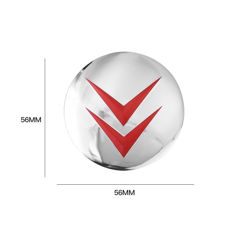4 Stuks 56mm Auto Wielstickers Midden Naafkap Auto Embleem Badge Decal Voor Citroen C1 DS3 C2 C3 Vts C4 Saxo C4L C5 C6 C8 Xsara C3-XR
