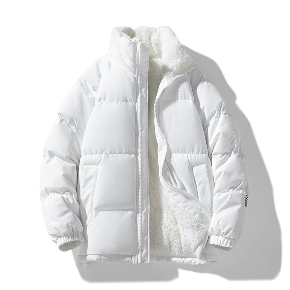 Men's winter windproof, fleece and thickened cotton-padded jackets, couples' thickened cotton-padded jackets and outerwear