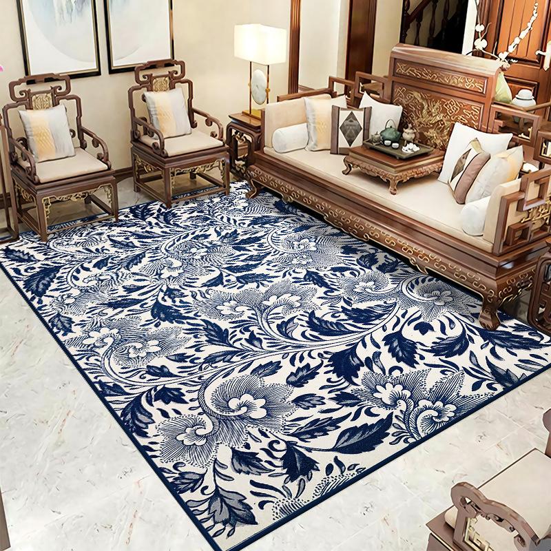 Bohemian Style Carpet Bedroom Decoration Vintage Printed Carpets Soft Entrance Floor Mat Home
