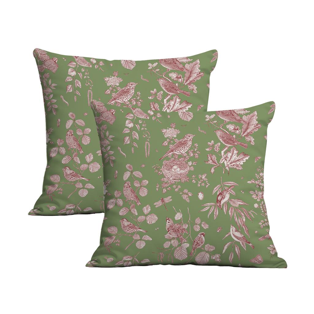New Creative European Retro Floral Pillowcase Double-sided Printed Home Cushion Pillowcase Multiple Styles Available