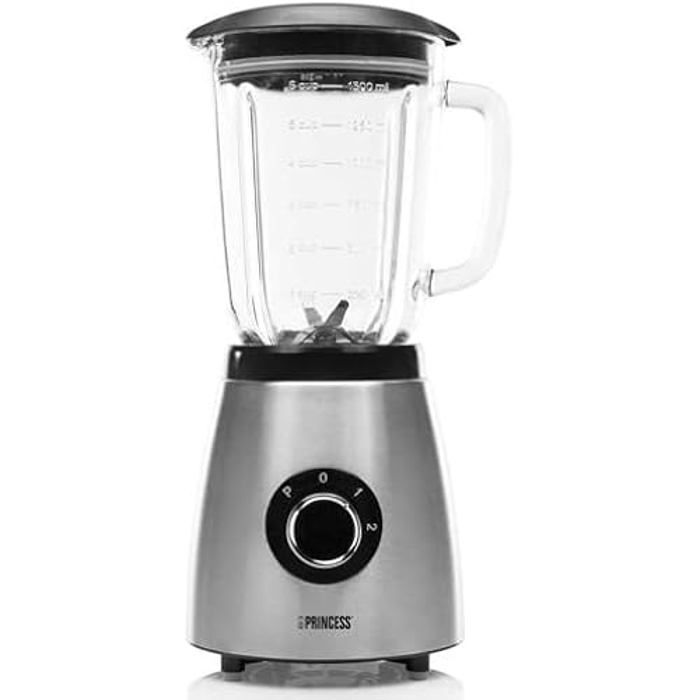 Bol mixeur blender - PRINCESS - PRI-8712836996168 - Acier inoxydable - 500 W - Blanc