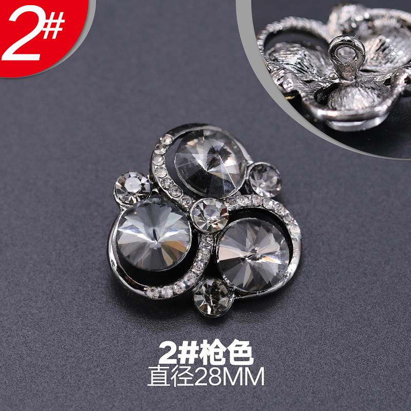 1pcs High-grade Coat Button for Clothing Metal Fur Button Mink Button Decorative Accessory