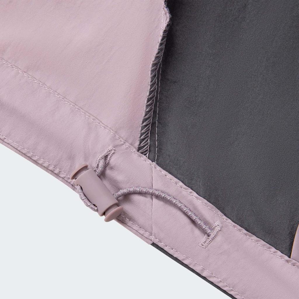 Adidas Woven Jacket Logo Color Blocked Sports Casual Loose Fit Jacket Women Jacket Purple Pink JP1457