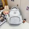 Lightweight Korean Style Striped Star Backpack - Large Capacity for Female Students