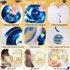 Graduation Decorations 2025, Blue and Gold Class of 2025 Decorations with Congrats Grad Banner and Hanging Swirls, 2025 Foil Number Balloons for