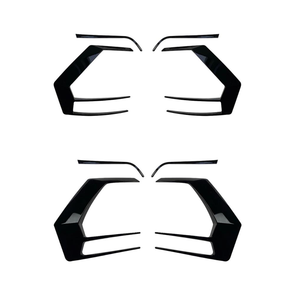 1 Pair Car Rear Splitter Canard Rear Tail Lamp Spoiler Brake Lamp Trim for VW Golf 7 7.5 MK7 MK7.5 GTI R GTD R400 2012-2020