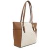 Michael Kors 35T0GCFT3B Charlotte Charlotte Large Top Zip ToteTote Bag PVC/leather Array