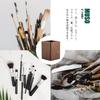 Muso Wood Wooden Pen Holder, Desk Stationery Storage, Square Pencil Holder, Stylish and Simple Design (Walnut)