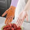 Purple Disposable Latex Gloves Oil-resistant Housework Cleaning Gloves