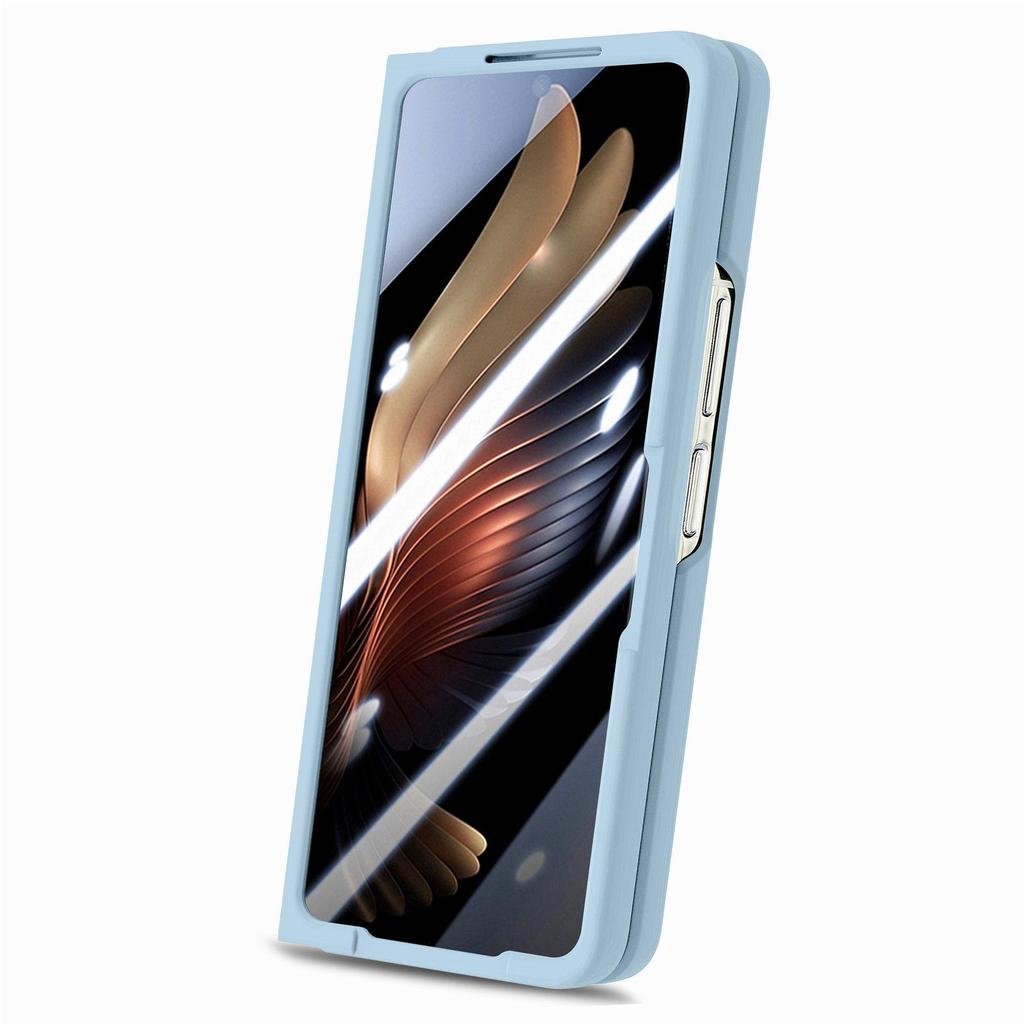 ZFold7 Elastic Rope Wristband Phone Case with Integrated Shell & Skin-Feel PC Spray for Foldable Screen