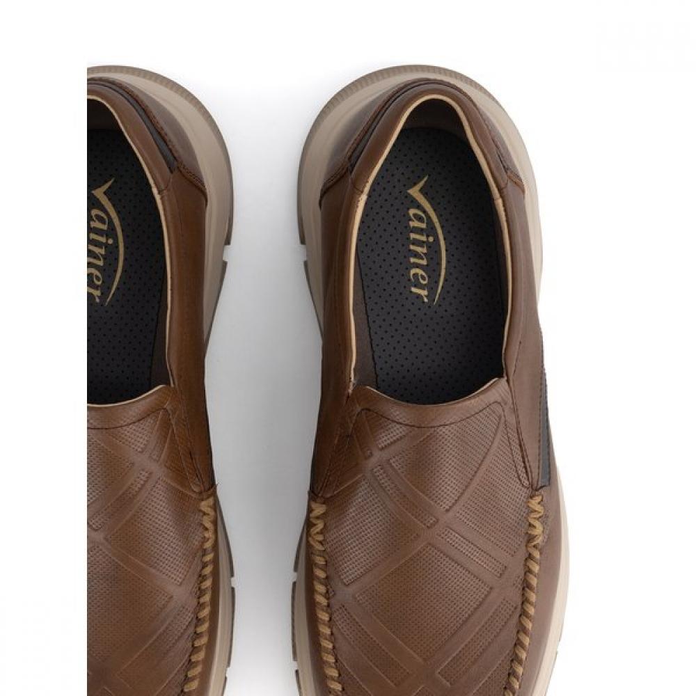 Vainer Men S Comfort caSual Slip On Camel 1g830v1km
