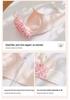 5cm Thickened Wire-free Leopard Print Bra for Enhanced Display and Comfort