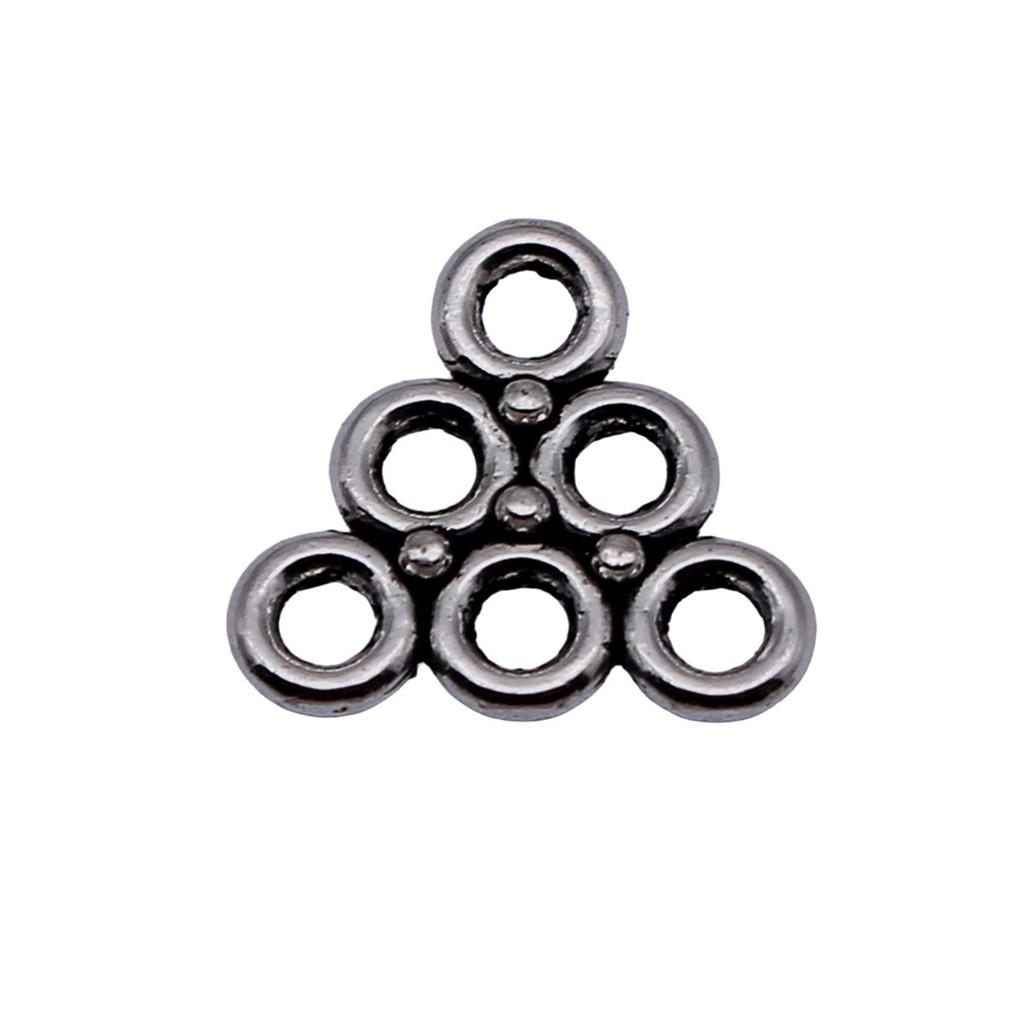 Multi Hole Tube Beads Spacer Antique Style Links For Multi Strand Bracelets
