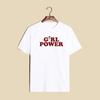 Premium Quality Casual T-shirt Featuring Girl Power Message For Confident Femmes