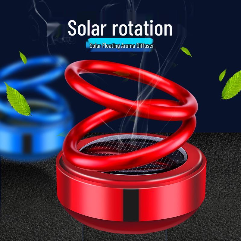 Double Ring Suspension Car Air Freshener & Perfume Holder for Interior Decoration