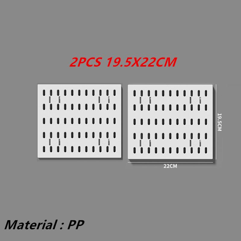 Punch-free Hole Board Vertical Desktop Wall Hanging Office Desk Storage Shelf Reading Room Desktop Kitchen Bathroom Storage Rack