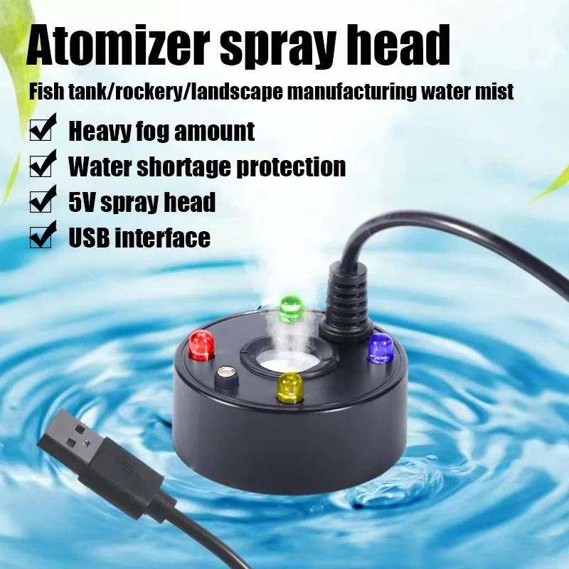 Nebelmacher 5V USB Zimmerbrunnen Vernebler Nebler Nebelmacher für kleine Felsenbecken Aquarien Landschaftsgestaltung Luftbefeuchter