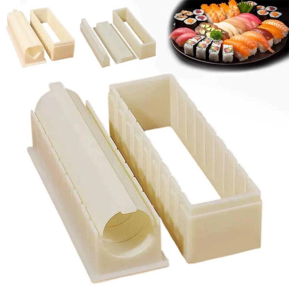 Round/Square/Heart Shape Sushi Maker Equipment Reusable Sushi Making Tool Set Home Kitchen