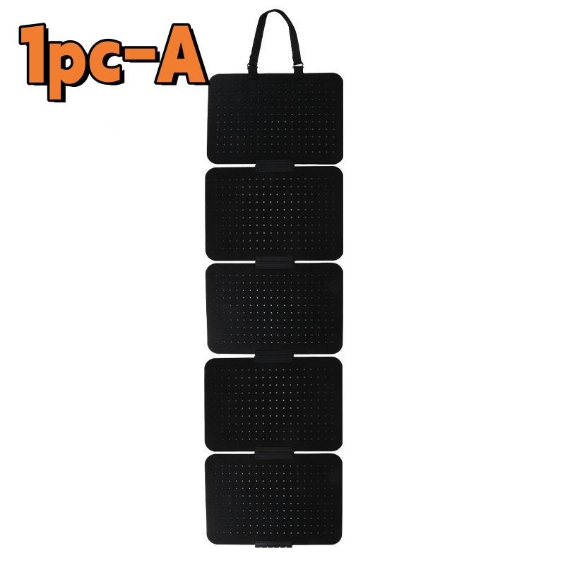 1pc Foldable Felt Jewelry Organizer,Wall Hanging Earring Pendant Display,Storage Bag For Necklaces,Bracelets