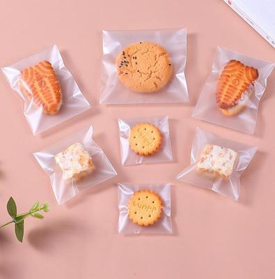 Thickened Self-Sealing Snowflake Cookie Bag - Frosted Matte Film Packaging