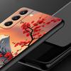 Japan Mount Fuji Painting Cherry blossom Phone Case For Samsung Galaxy S26 Ultra S25 Plus S24 FE S23 S22 5G S21 S20 Cover Soft