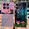 For Xiaomi 14T Pro Case Stylish Flowers Painted Cover 6.67'' Clear Silicone Phone Case For Xiaomi Mi 14T 14TPro Mi14T Soft Shell