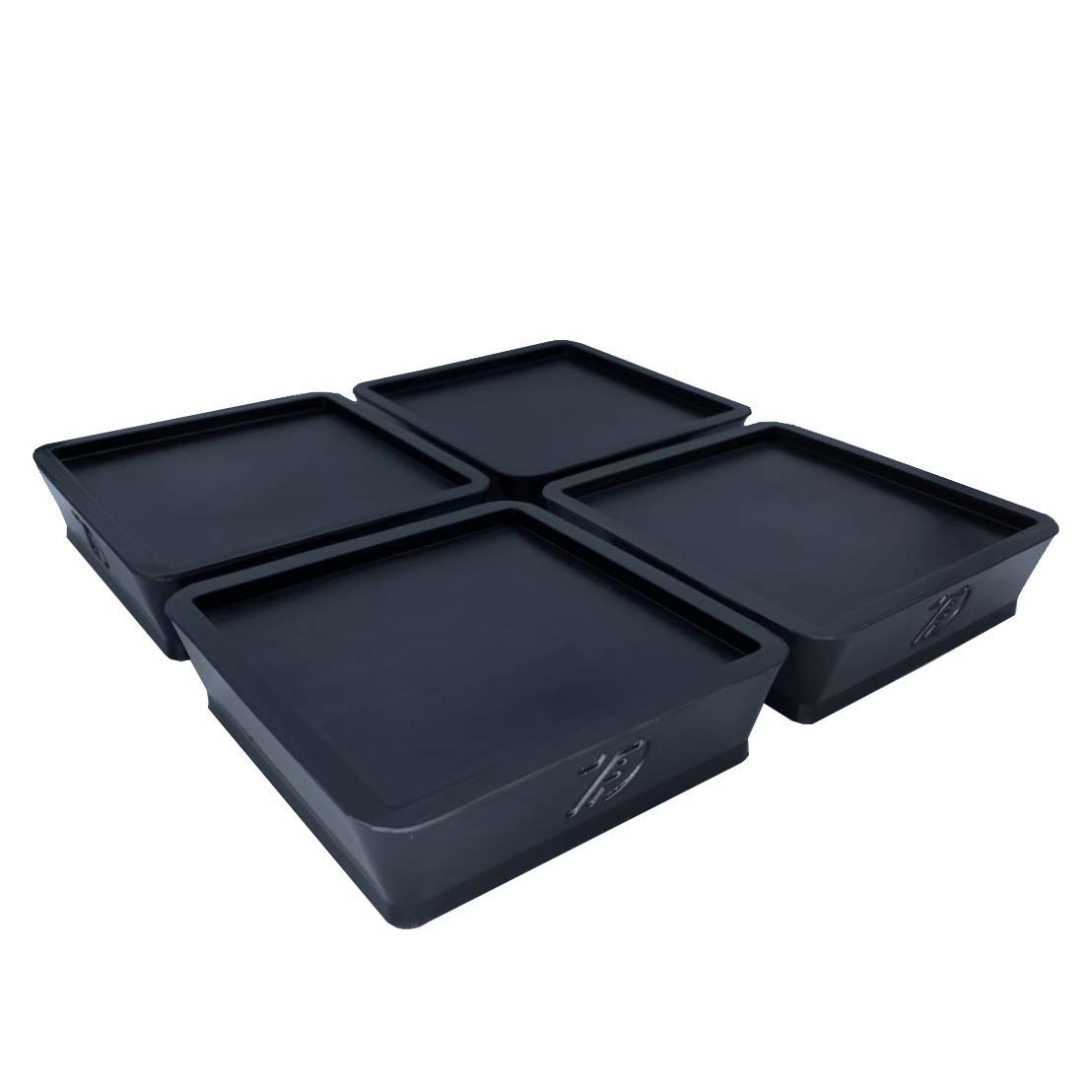 

Tatsufuto Washing Machine Height and Rubber 25mm 400kg Load Capacity Mats Pack of 4 (formerly hmd-5515) Adjustment, Soundproofing, Anti-Vibration