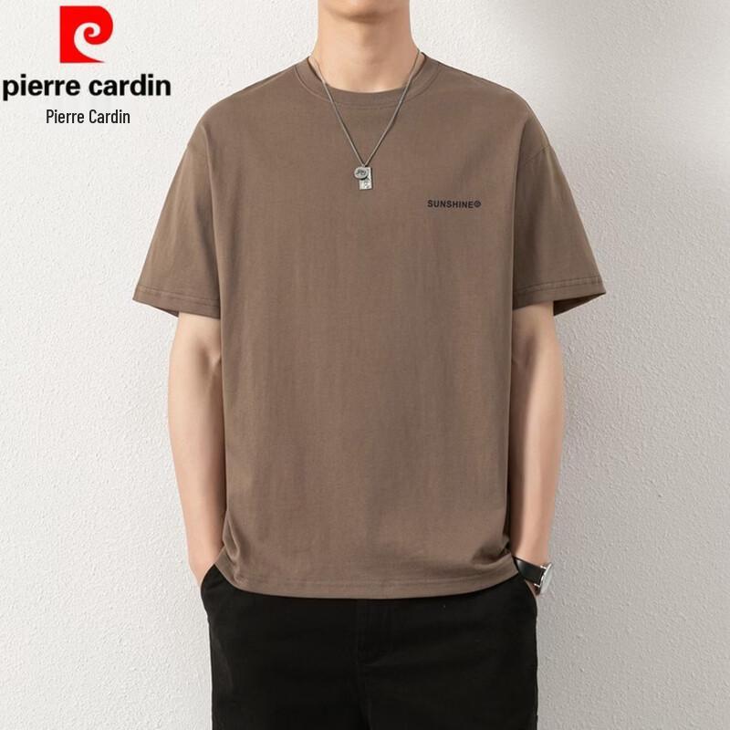 Pierre Cardin Men's Pure Cotton Round Neck Short Sleeve T-Shirt