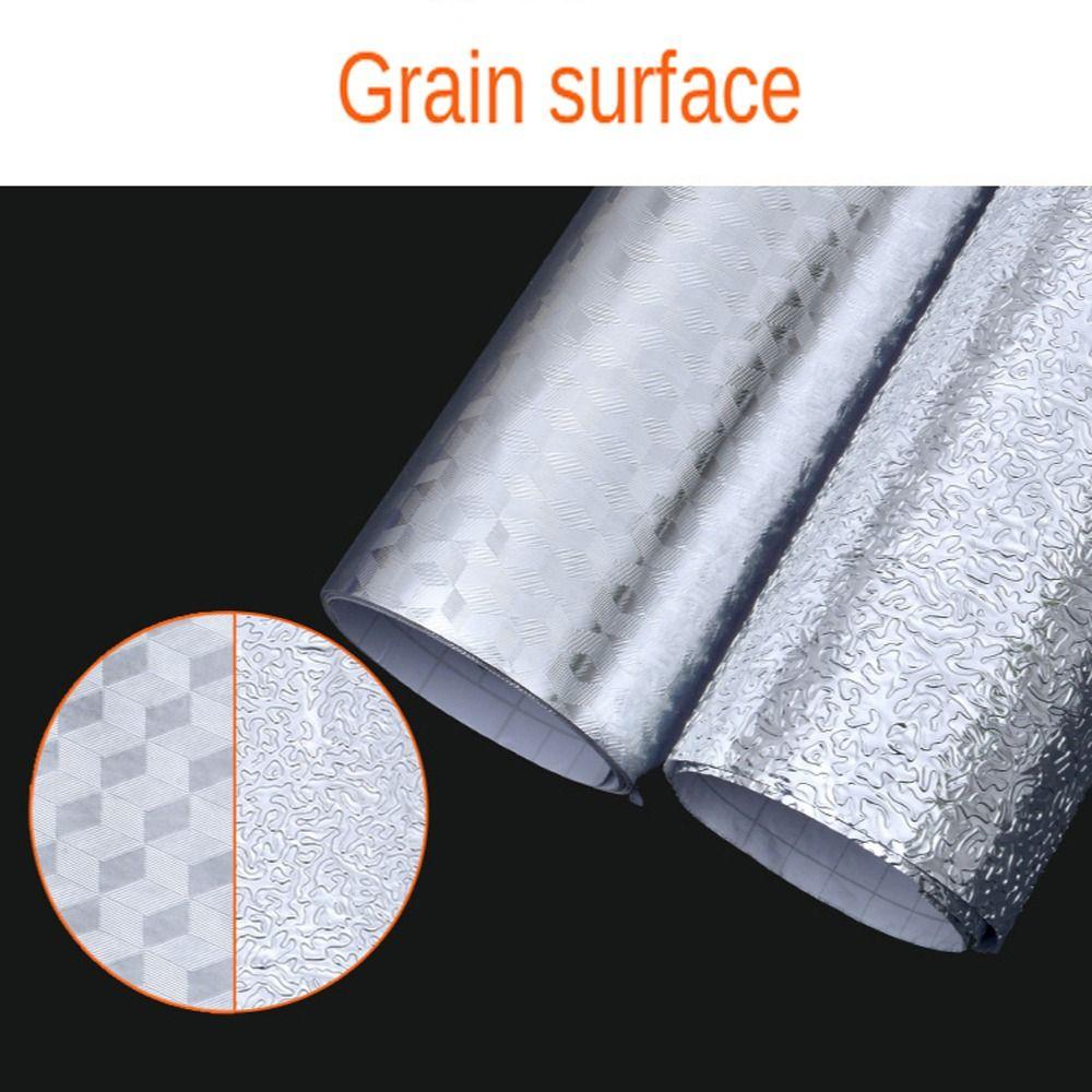 40x300cm High Temperature Oil-proof Wallpaper Self Adhesive Cabinet Contact Paper  Home Kitchen