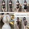 Linlin Ting Plus Size Open Crotch Fishnet Stockings - Tempting Bedtime Lingerie