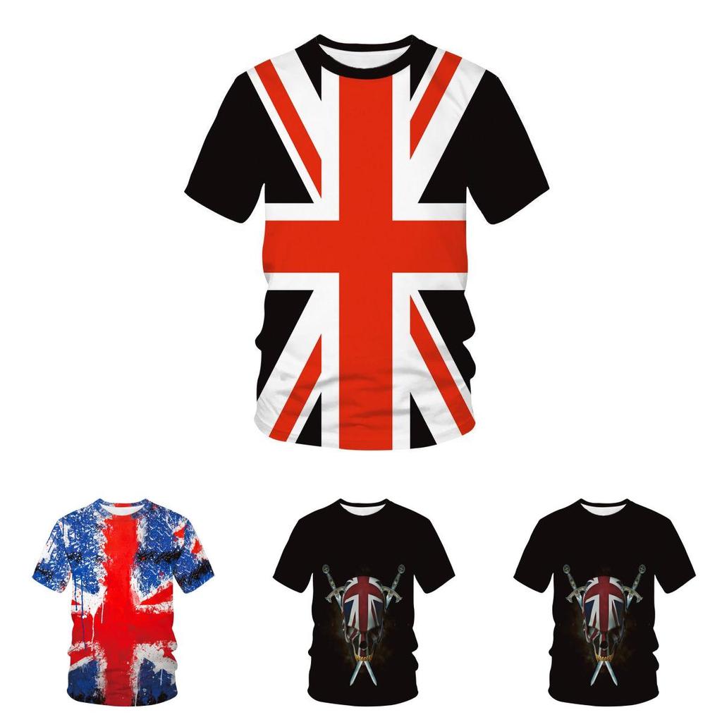 Vintage Union Jack Logo T-shirt Distressed Retro Style Graphic For British Culture Lovers