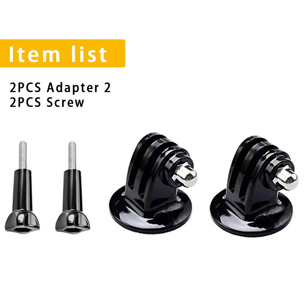 Action Camera Accessories Kit for Gopro Hero 12 1/4'' Screw Converter Tripod Adapter Mount for Insta360 DJI Osmo Action Camera