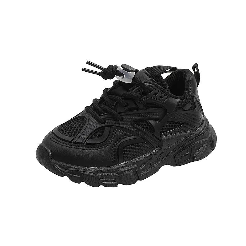 Zapatillas Children Mesh Breathable Sneaker2025Spring Autumn New Baby Soft Bottom Casual Shoe School Sports Sneaker for Boy Girl