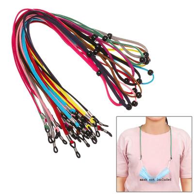 Adjustable Non-slip High Elasticity Reading Glasses Chain Anti-lost Neck Straps Face Mask Lanyards
