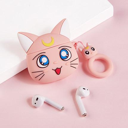 Applicable AirPods 1 Protective Case Cute Cartoon Silicone 1st Generation 1st Generation 4th Generation New 3rd Generation Apple Wireless Earphone Cas