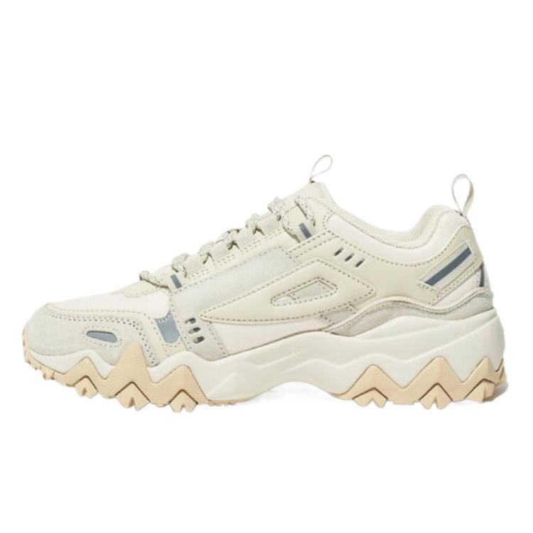 FILA Oakment Tr V2 Fashion Versatile Comfortable Trendy Low-Top Casual Shoes Unisex sneaker Beige 1JM02786H924