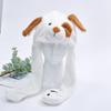 Tier-Plüschmütze mit beweglichen Ohren für Kinder und Erwachsene Niedliches Wintergeschenk
