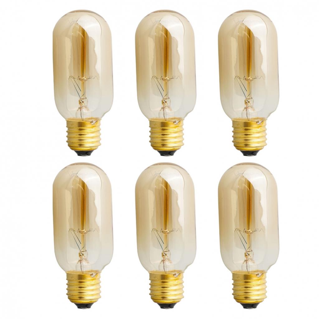 Lighting Bulbs Accessory 6Pcs E27 Vintage Industrial Edison Decoration