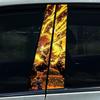 1/2X Demon Anime Boy Car Center Pillar Sticker B Pillar Protective Film Decoration