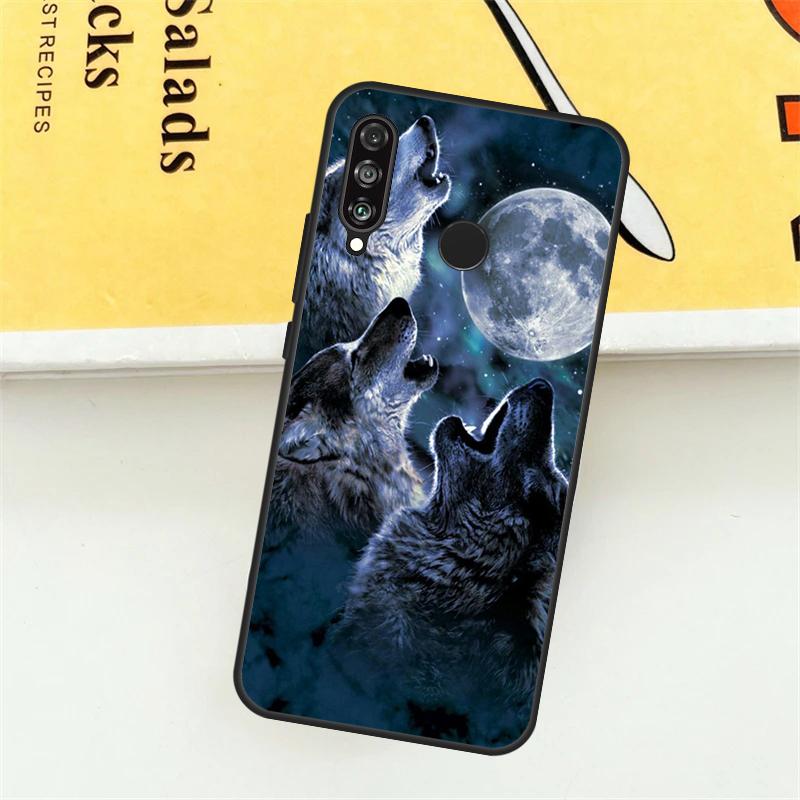 Animal Wolf Galaxy For Huawei Nova Y61 Y73 Y70 Y72 Y60 Y90 Y91 7i 8i 11i 12i 12s 9 10 SE P20 P30 P40 Lite Case