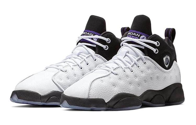 Jordan Jumpman Team II Cushioning Support Mid Top Children's Basketball Shoes Teenagers 820273-104