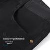 MONTAGUT Men's Comfort Stretch Black Denim Jeans