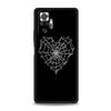 Black Spider Web Phone Case For Xiaomi Redmi Note 14 5G 13 12 10 11 Pro Plus 4G 14C 13C 12C 10C 9C Soft TPU Cover