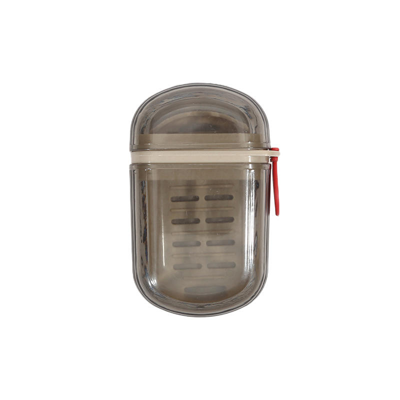 Leakproof Travel Soap Container Drainage Case with Lid Portable Bar Soap Holder for Bathroom Vacation