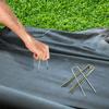 100Pcs Steel Ground Nail Anti-Rust U-type Garden Turf Staples  Artificial Grass