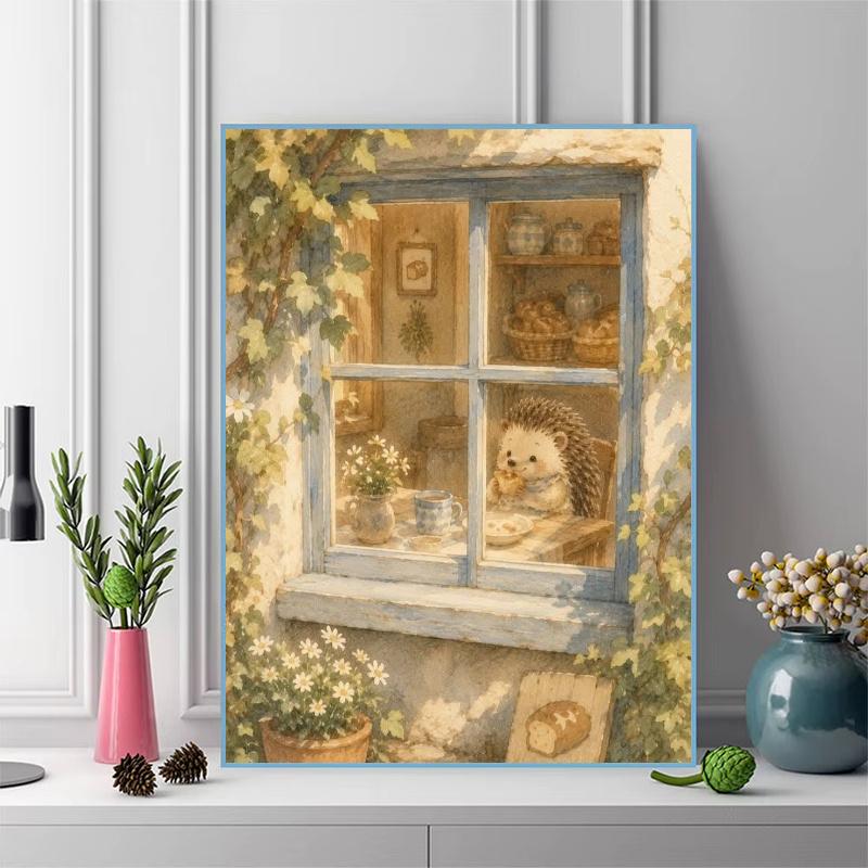 storybook Art 100% Round Full Drill 5D DIY Diamond Painting Embroidery Cross Stitch Rhinestone Décor toilet 3 piece set